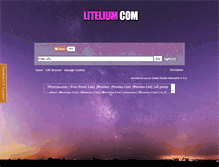 Tablet Screenshot of litelium.com